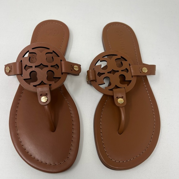 Tory burch miller sandals size 7 brown-2 different shades of brown!!!! - Picture 6 of 12